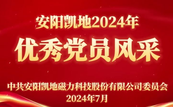 公司党委召开2024年度党员表彰会